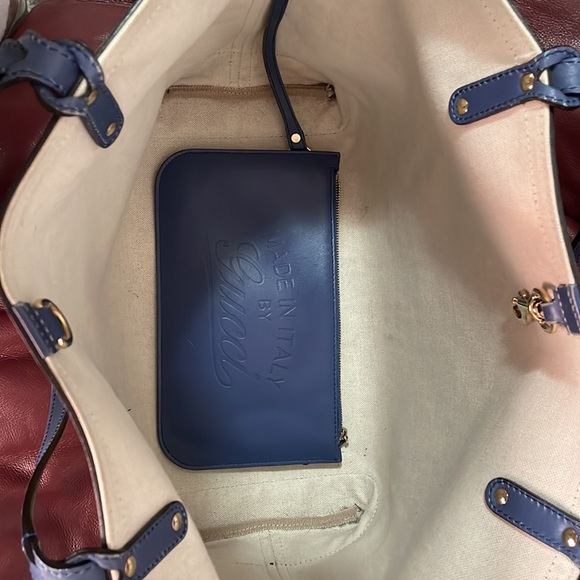 COPY - Gucci Tote Handbag “Gucci craft” medium tote with detachable pocket - Picture 2 of 16